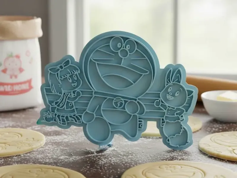 doraemon in the park cookie cutter