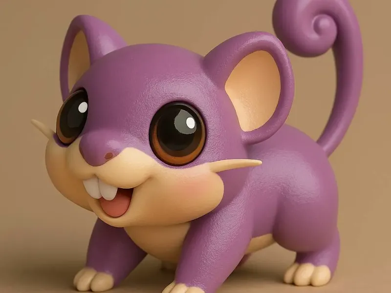 Ratatta Pokemon Chibi