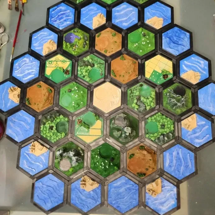 Catan parte 1/ part 1 board game/juego mesa