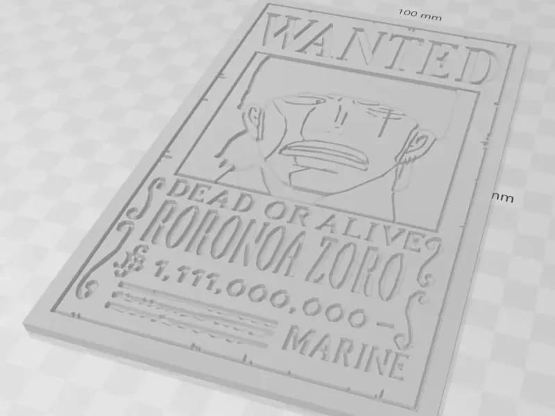 Wanted - Roronoa Zoro - 1.111 Billion Bellys