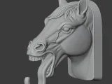 Horse Head Wall Hanger Coat and Key Holder Hook-4