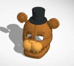 Withered Freddy mask