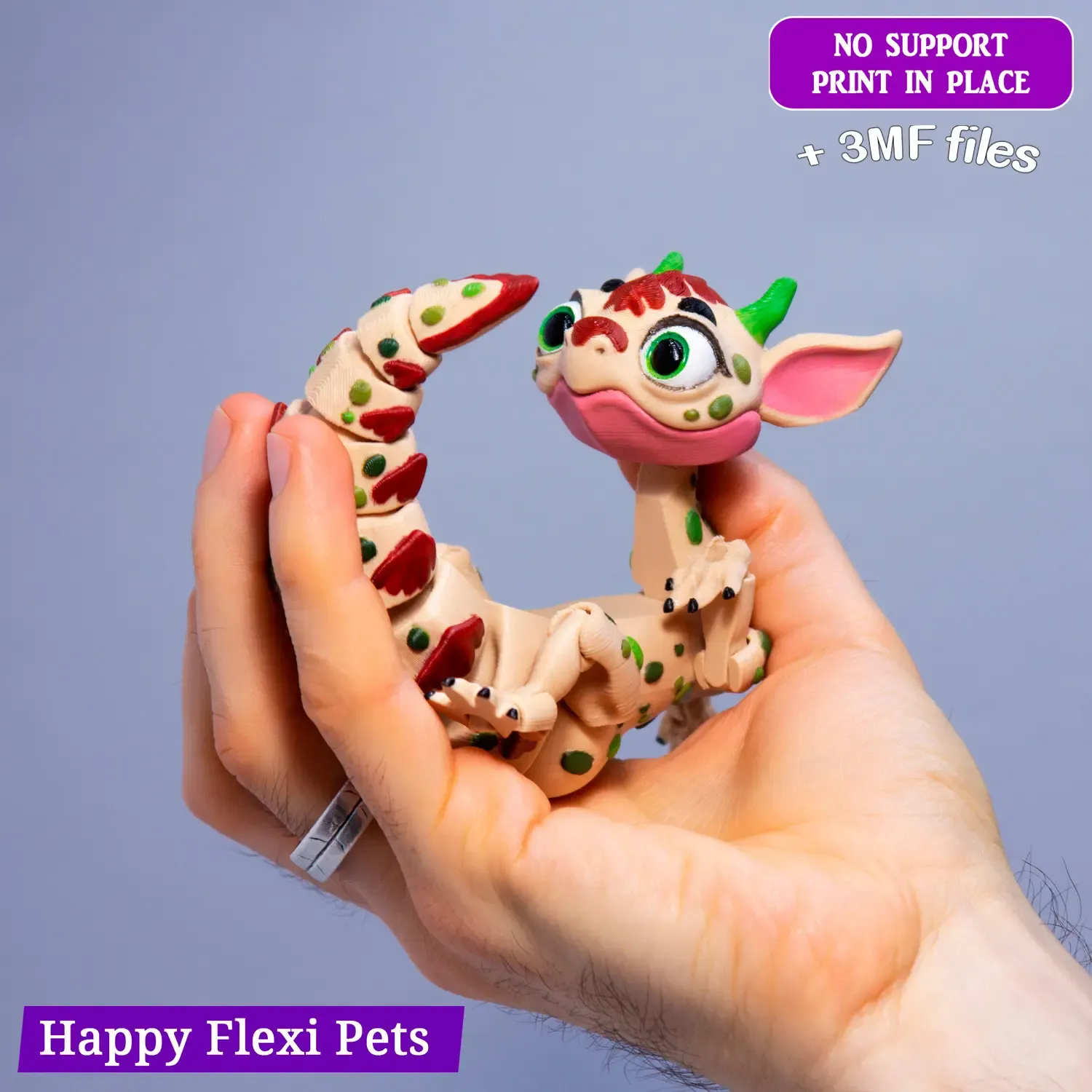 Elcid the articulated Dragon baby toy
