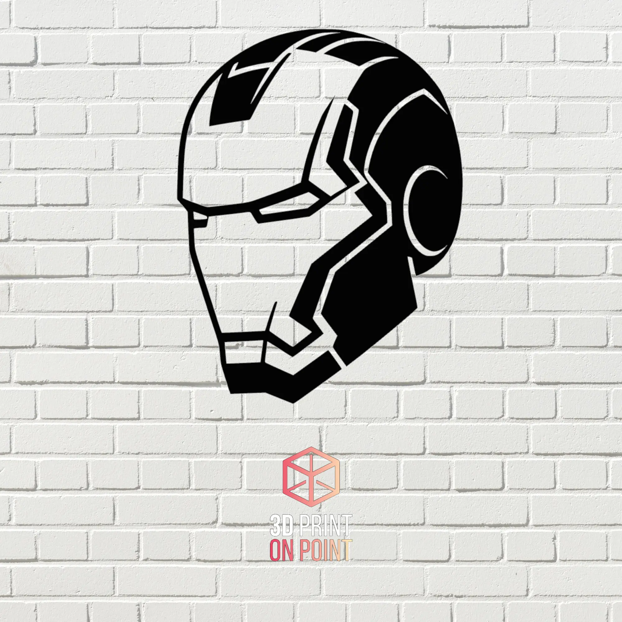 IRON MAN FACE | 2D WALL ART #1