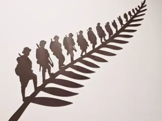 Anzac Key chain flag 