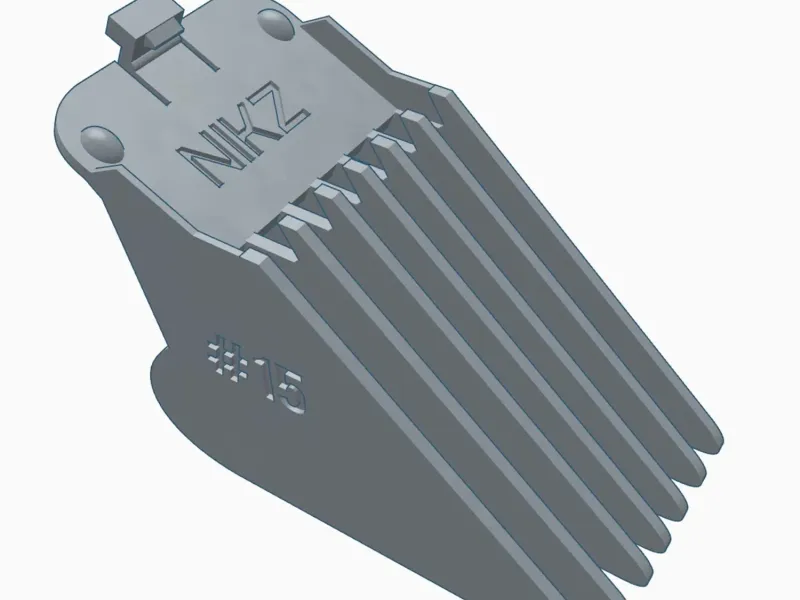 Guide de coupe 3D personnalisé pour tondeuse, peigne de protection #15 – 47mm