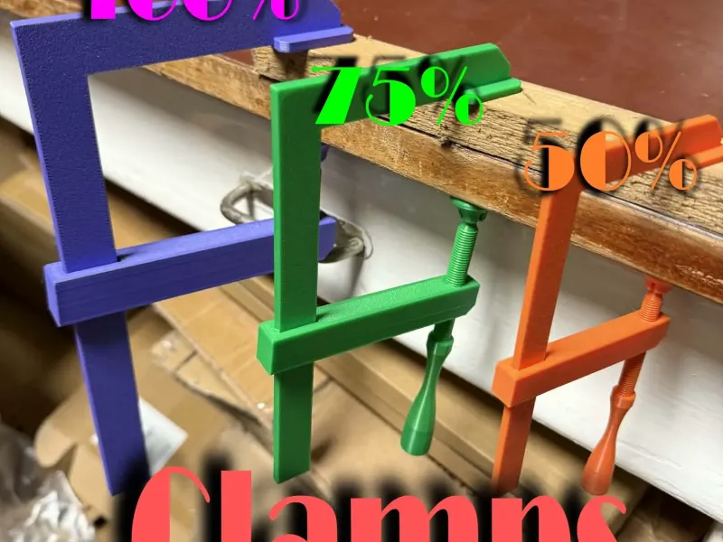 Fixing screw clamps