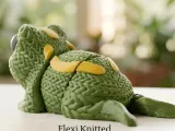 Flexi Knitted Frog-6