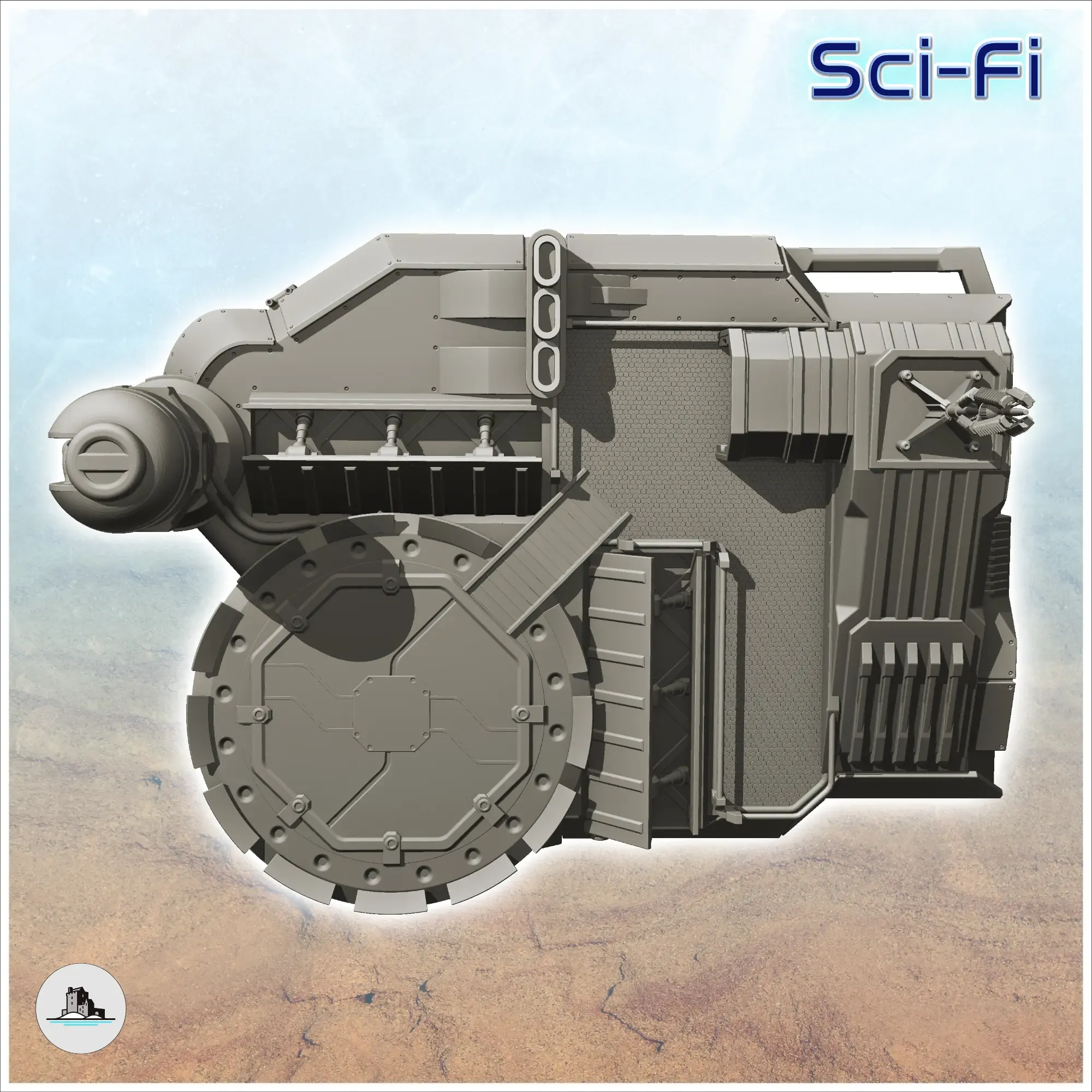 Reinforced command base - Terrain Scifi Science fiction SF