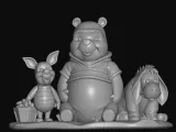 winnie the pooh, piglet and eeyore-0