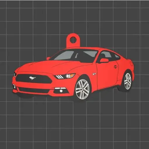 Ford Mustang GT Keychain