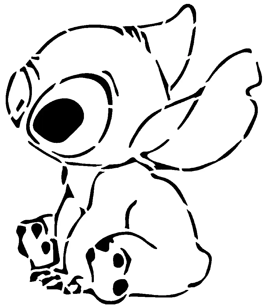 Free Other STL Download - Stitch stencil 6by SMT_M 🦊