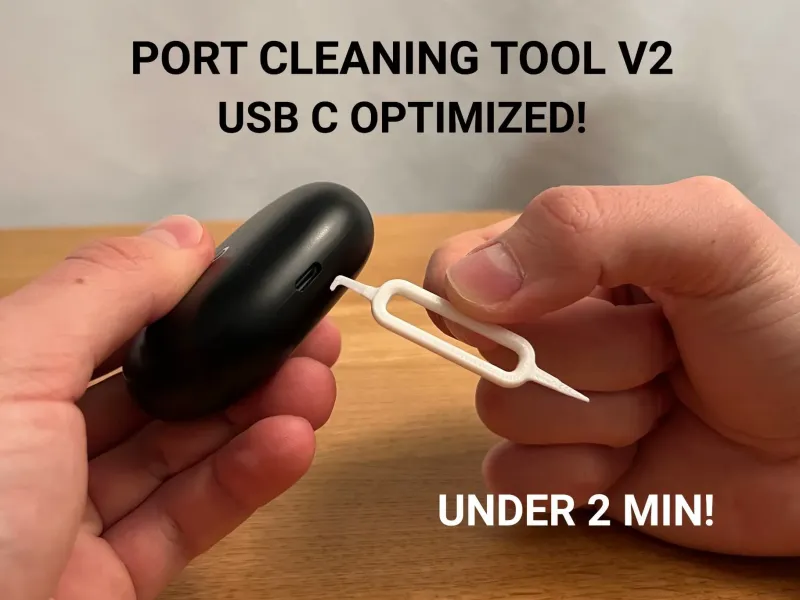 Charger Port Cleaning Tool - USB C Optimized