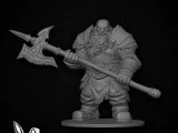 Dwarven Halberd Fighter for DnD - Magic Series-3