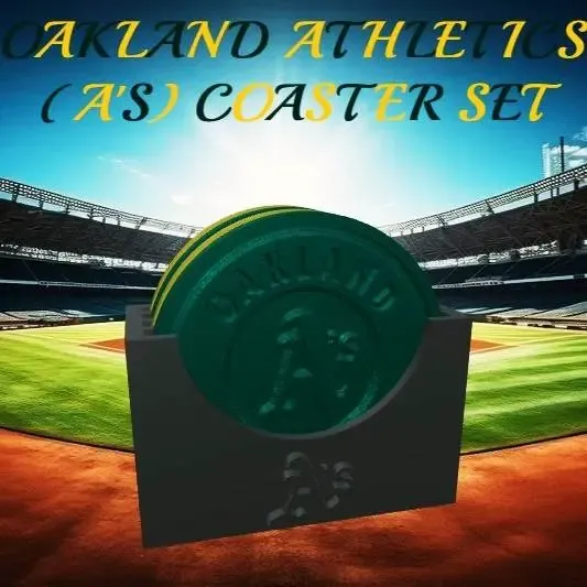 Oakland Athletics A's Coaster Set (MLB)