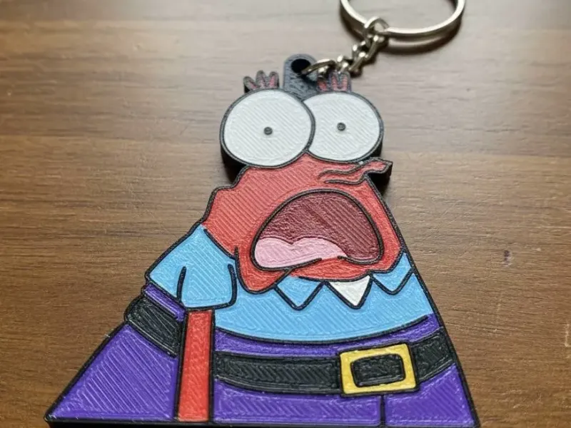Keychain - Mr. Krabs - SpongeBob - stl/3mf