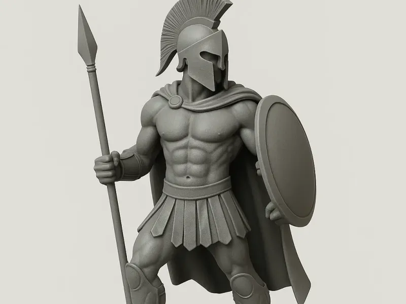Spartan Statue 