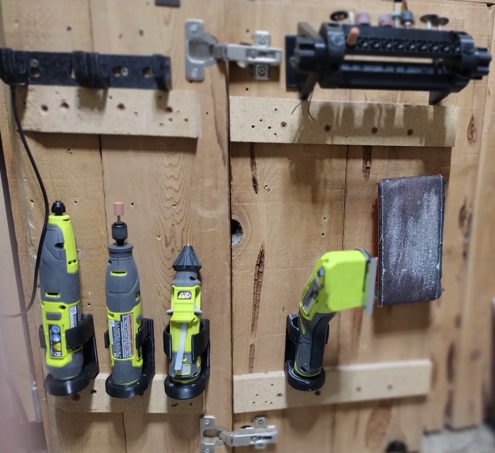 Ryobi Lithium Battery Tool Mounting System