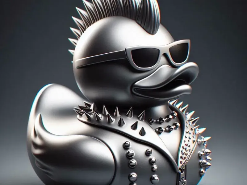 punk Rubber Duck
