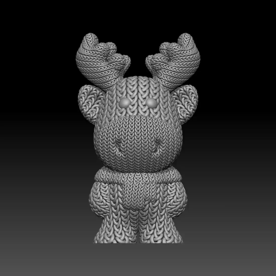 Knitted Moose