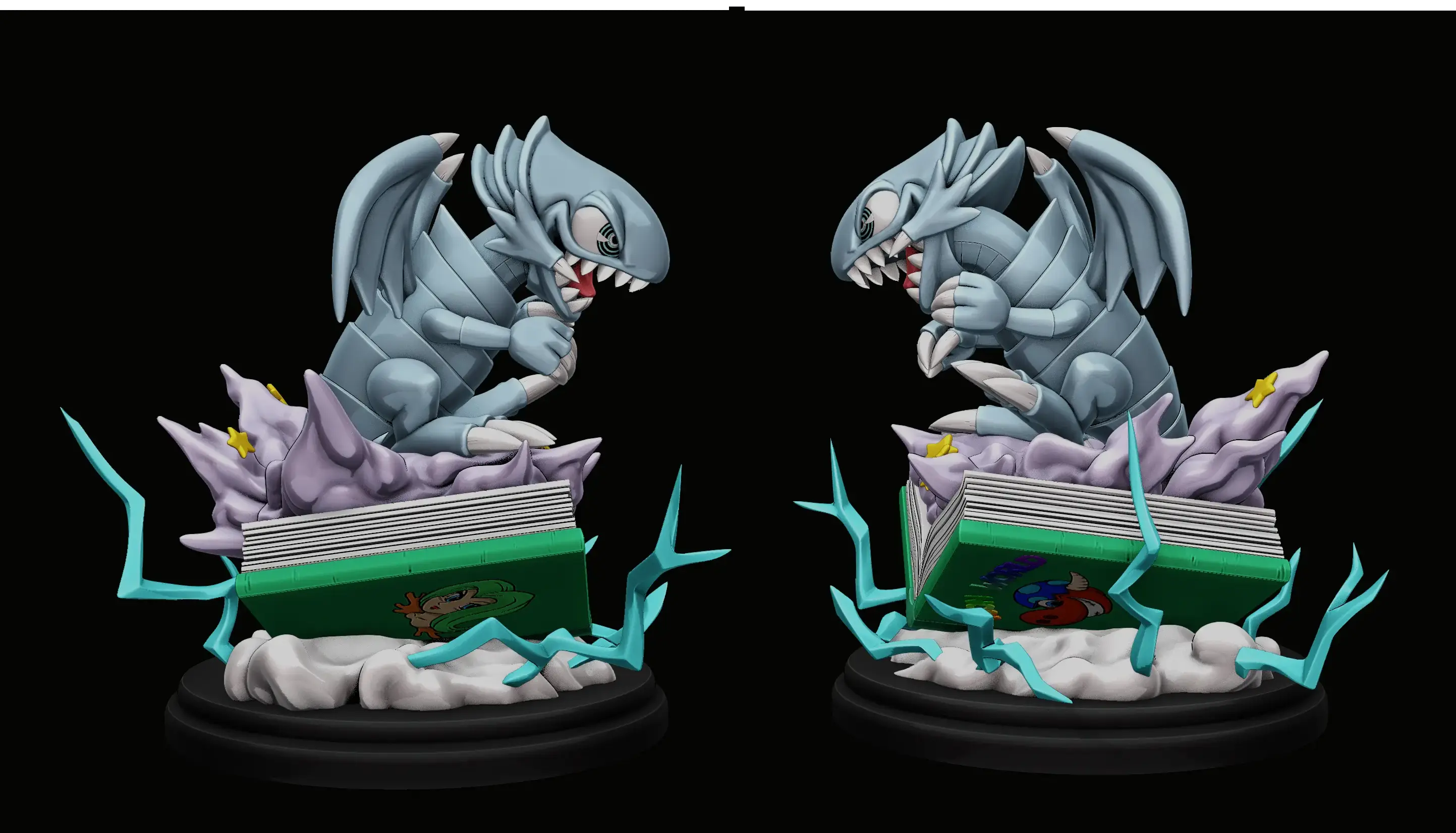 drago toon occhi blu - yugioh