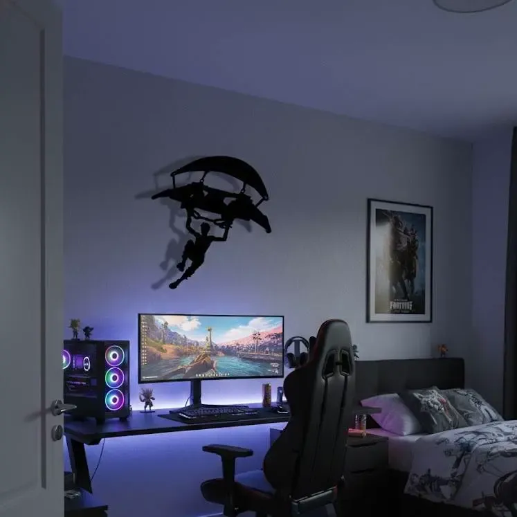 Battle Royale Glider - Modern Gamer Wall Art