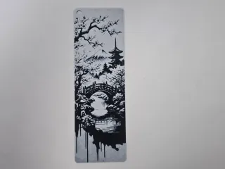 Japanese Zen Garden Pagoda Bookmark