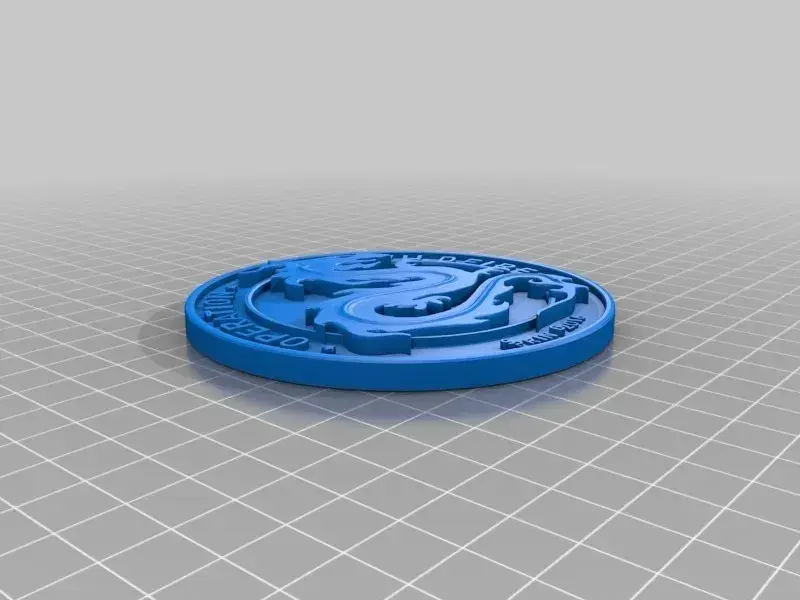 Free Game Props STL Download - CS:GO / CS2 Wildfire Coinby Stavdahl