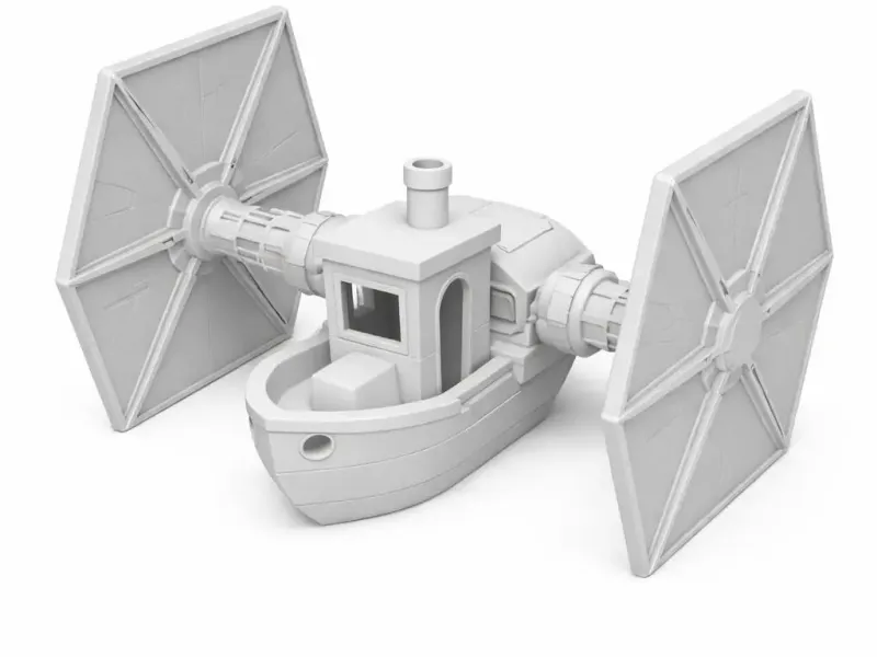 Tie fighter Benchy