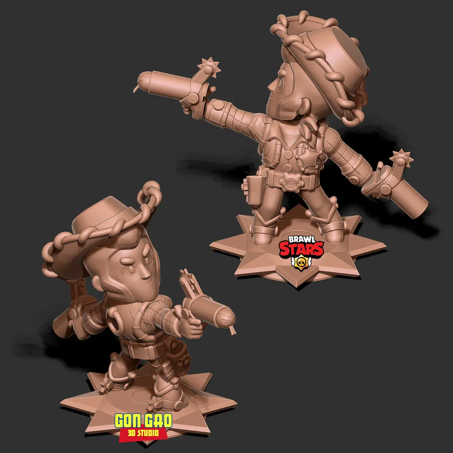 Colt Woody - Brawl Stars Fanart