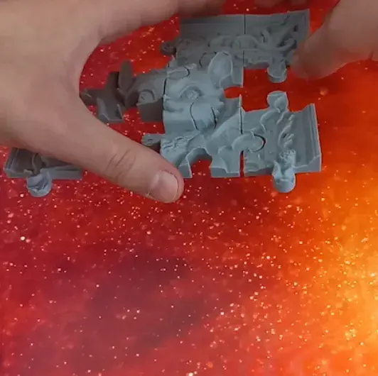 Puzzle dei desideri Il principe dei gatti e dei draghi