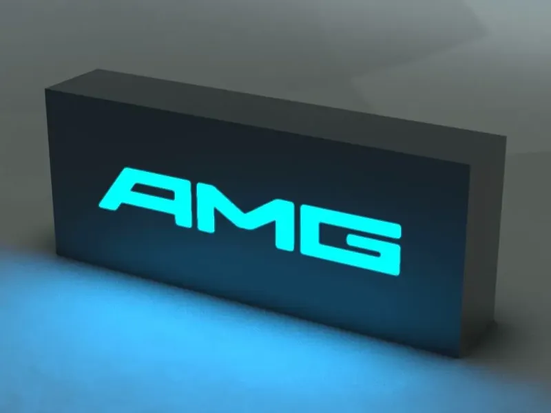 AMG Logo Lamp Graphic Illuminator