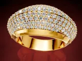 Mountain diamond Pave Ring-8