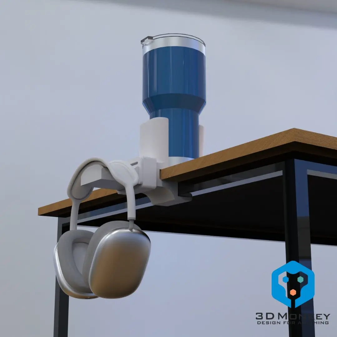 2 EN 1 PORTA AURICULARES Y PORTA TAZAS PARA ESCRITORIO IKEA Porta auriculares Porta tazas Porta auriculares