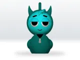 New Sprunki Duck STL file 3D Model Character Obj, Sprunki-1