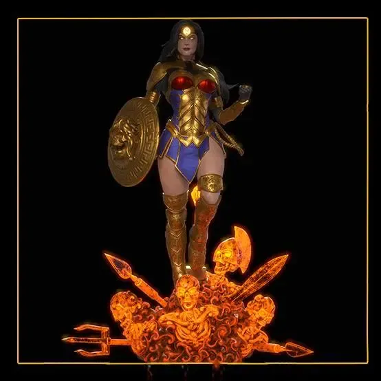 Yellow Lantern Wonder Woman