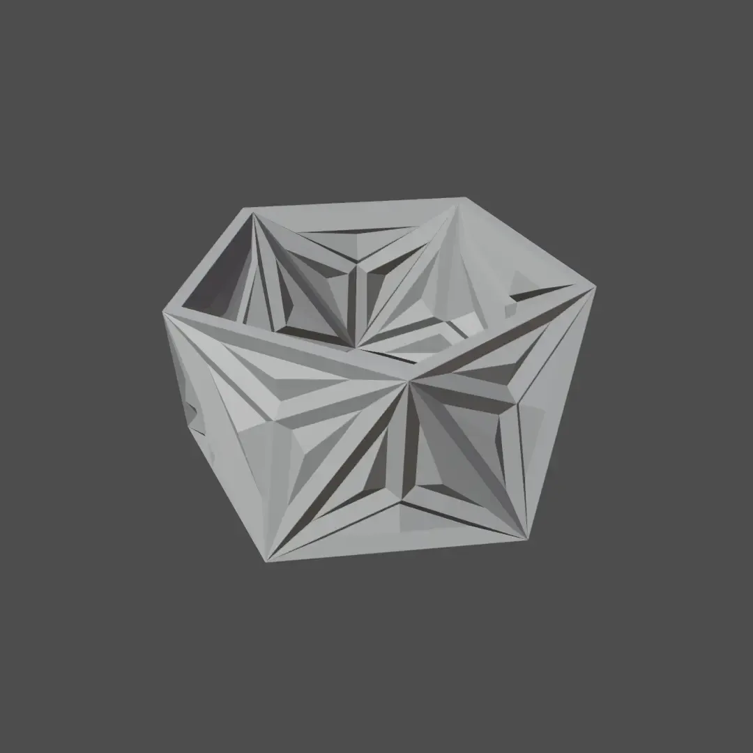 icosahedron geometric planter 3