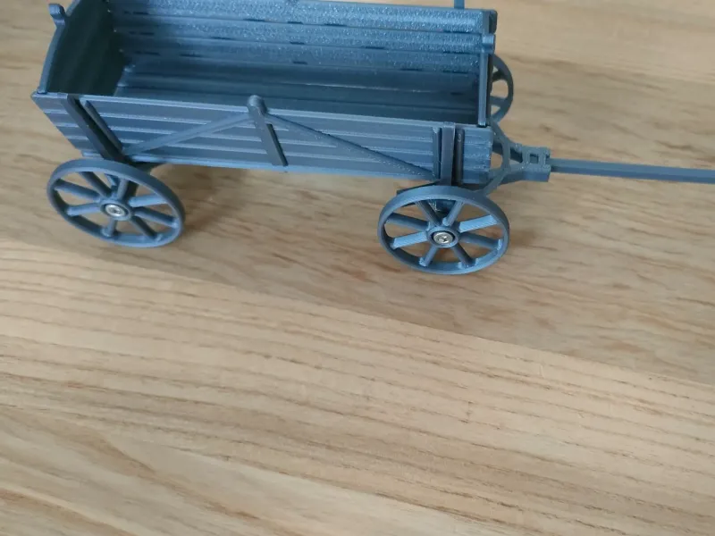 Old Horse-Drawn Wagon