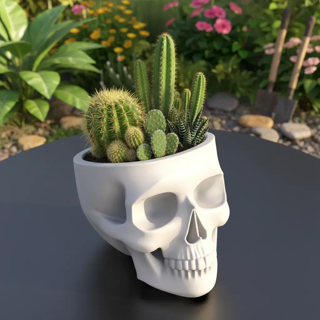 Skull Bowl | Multi-Use Bowl | Halloween Candy Bowl
