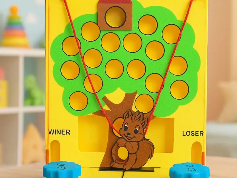 Squirrel tree ball game