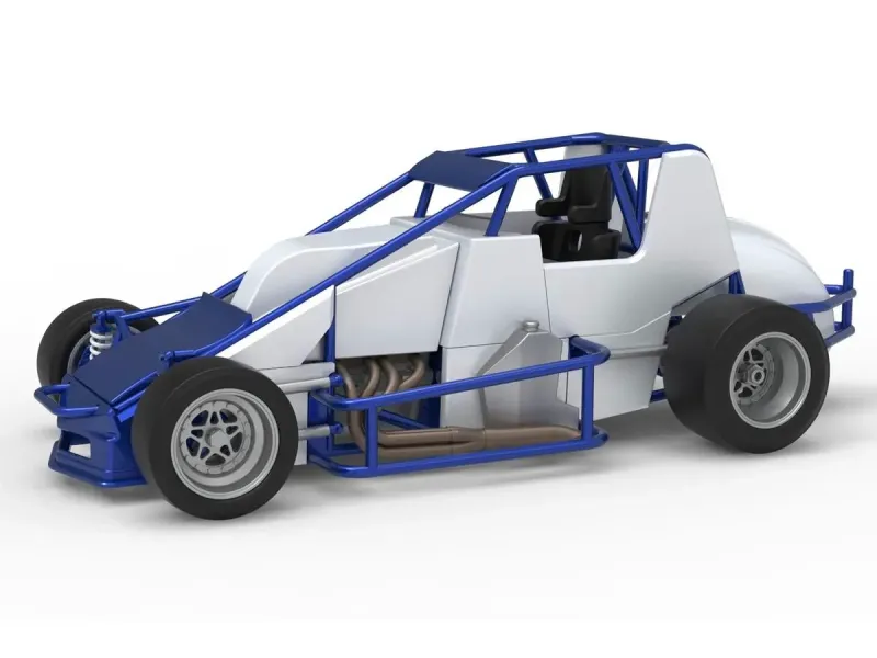 Pavement Silver Crown Car Scale 1:25