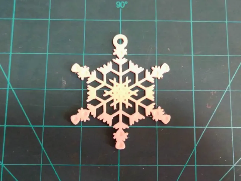 Copo de Nieve Decorativo 4 (Snowflake ornament)