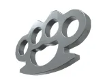 Brass Knuckles 3D Model | Decorative Display Prop | STL OBJ-7