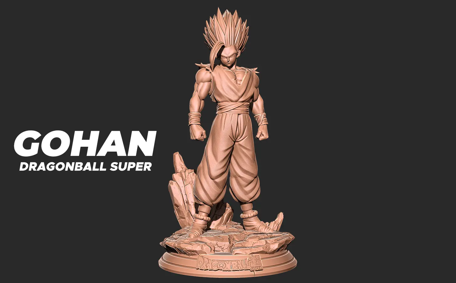 Gohan - Dragonball super 3D print model