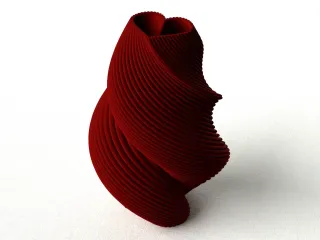 Valentine's day vase