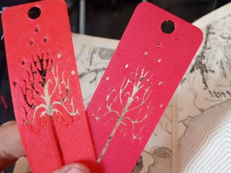 White Three of Gondor Bookmark