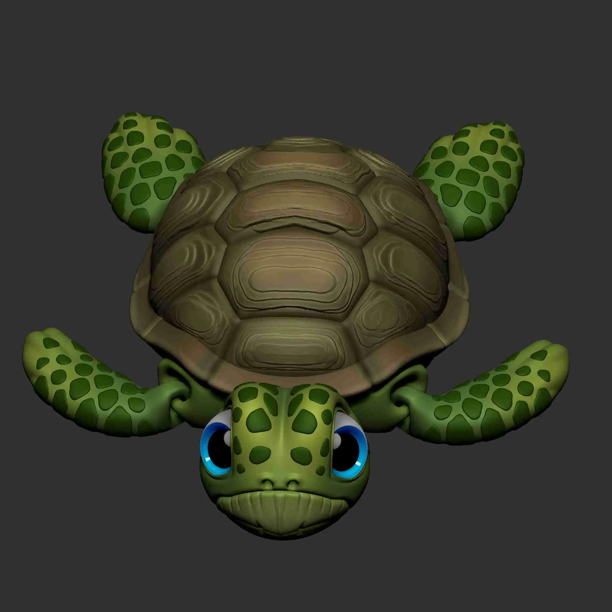 CUTE TURTLE (PRINT IN PLACE)