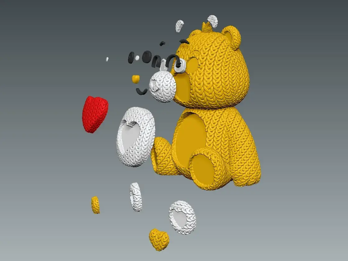 Care Bears Crochet - Knitted - Multiparts