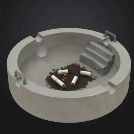 Skatepark ashtray