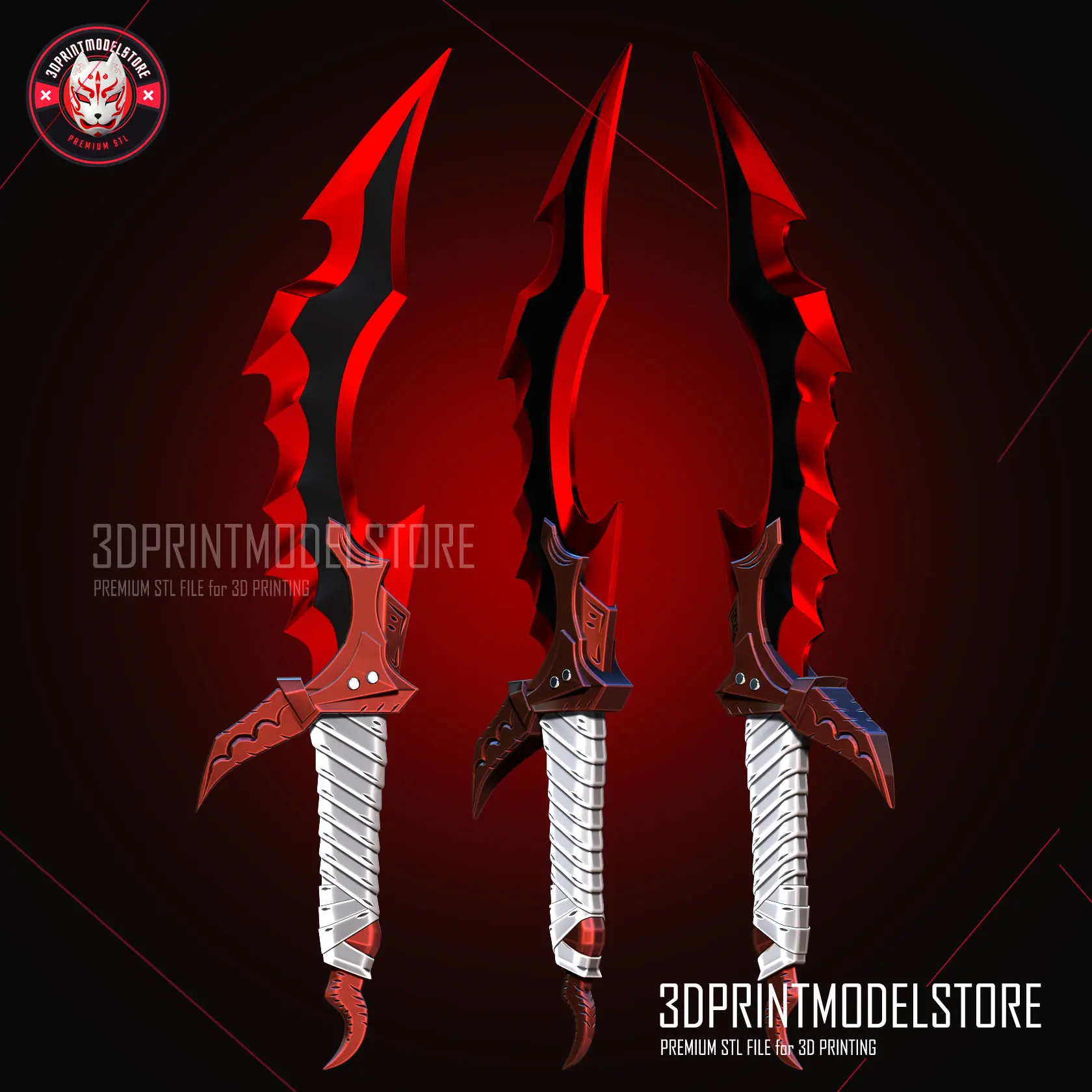 Solo Leveling - Knight Killer Dagger Knife Cosplay Weapon